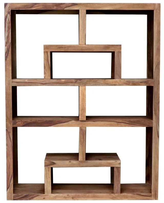 Knižnica Tara 140x180x35 indický masív palisander Natural