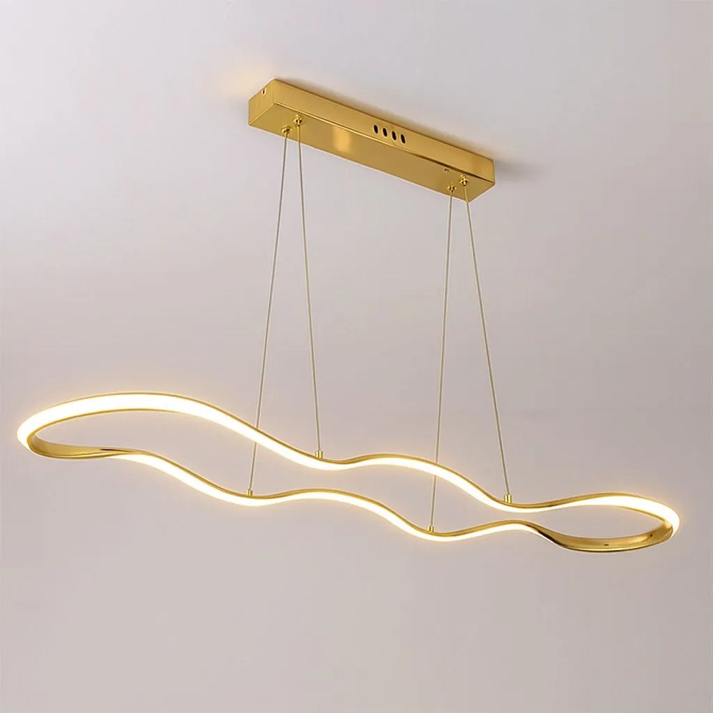 Toolight Toolight, LED stropné osvetlenie 100cm, 24W, 3000K, LHJ028-CP, zlatá, OSW-60018