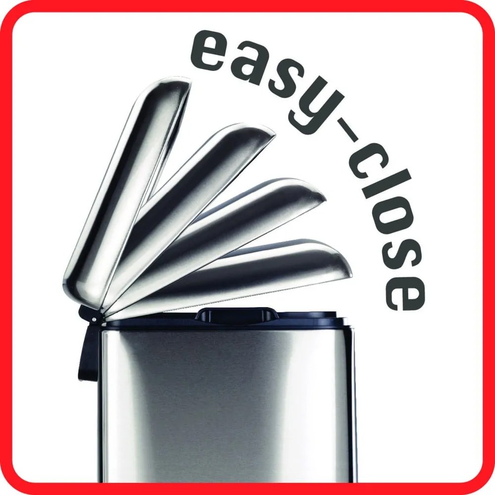 Krémový pedálový oceľový odpadkový kôš 12 l Design – Wenko