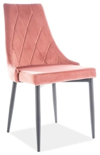 Jedálenská stolička TRIX Velvet B, 46x88x46, bluvel 52