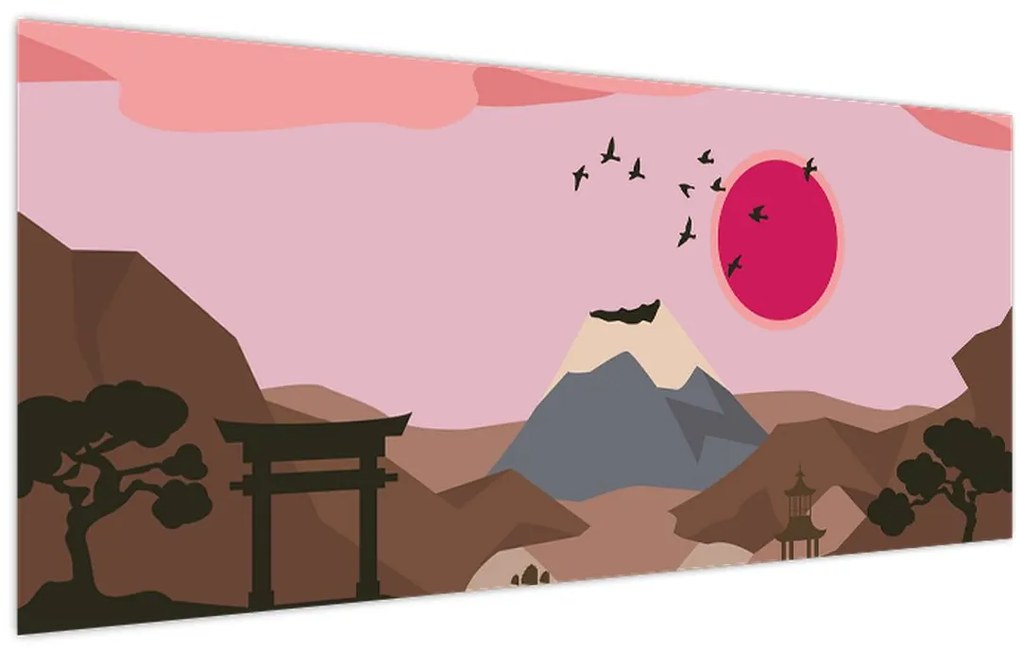 Obraz - Japonsko N⁰2 (120x50 cm)