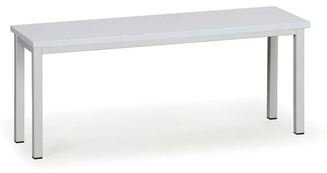 Šatníková lavica, sedák - lamino, dĺžka 1000 mm, sivá