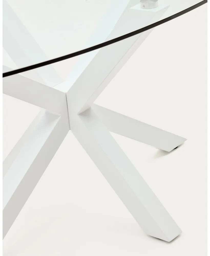 Jedálenský stôl so sklenenou doskou 100x200 cm Argo – Kave Home