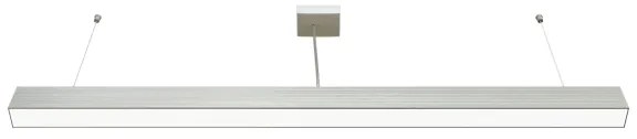 APLED - LED Luster na lanku LOOK LED/46W/230V 4000K 120 cm strieborná