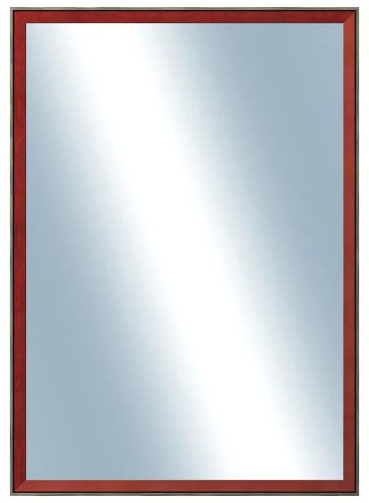 DANTIK - Zrkadlo v rámu, rozmer s rámom 50x70 cm z lišty Inclinata colori červená (3136)