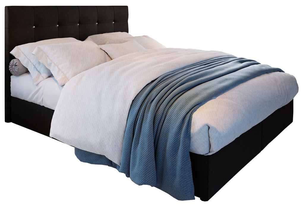 Manželská posteľ Boxspring 180 cm Karen Comfort (tmavohnedá) (s matracom a úložným priestorom). Akcia -21%. Vlastná spoľahlivá doprava až k Vám domov. 1056016