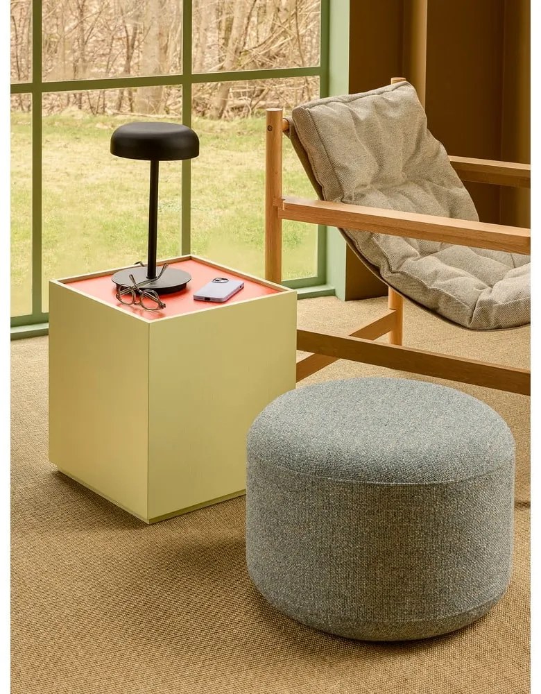 Sivý taburet Marshmellow – Hübsch