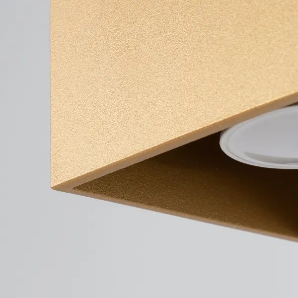 Sollux Sl.1182 - Bodové svietidlo QUAD 1xGU10/10W/230V zlatá