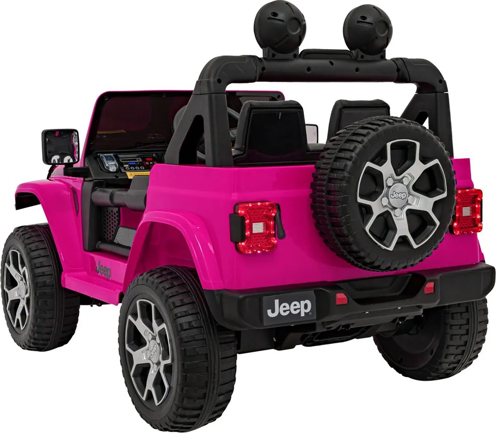 Ramiz Auto Jeep Wrangler Rubicon ružové