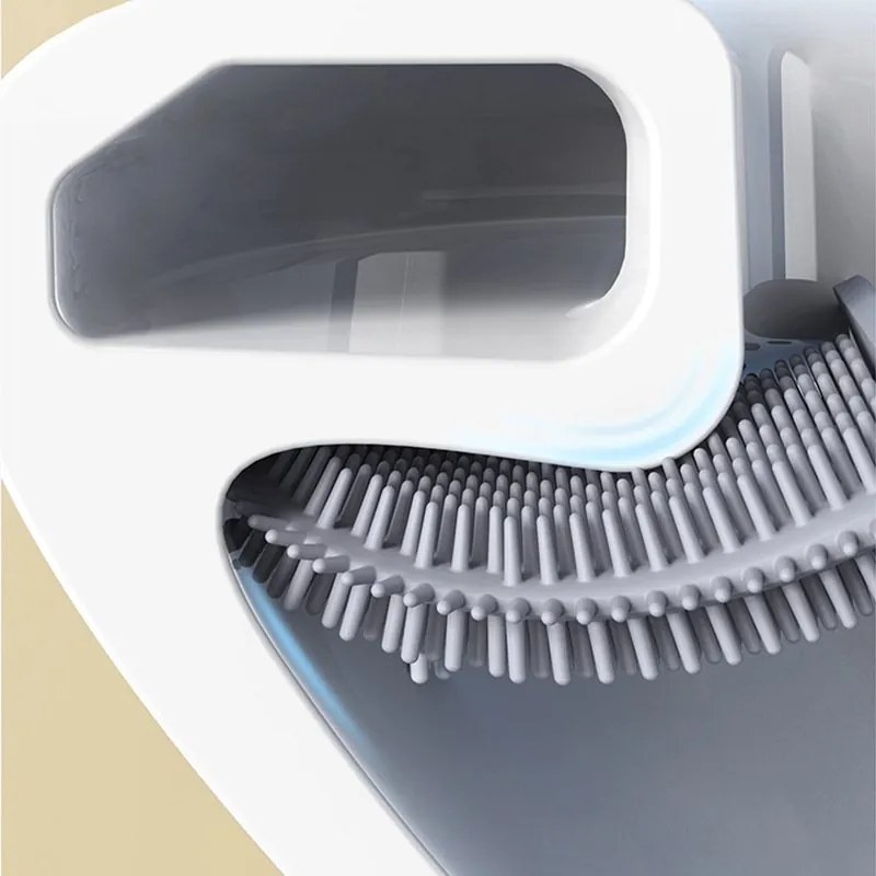 Aqualine Sapho, WC silikónová kefa na postavenie, biela, TF010
