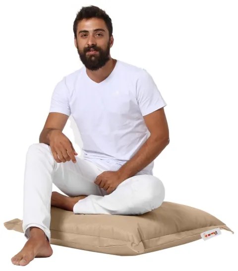 Sedací vankúš 70x70 cm béžová