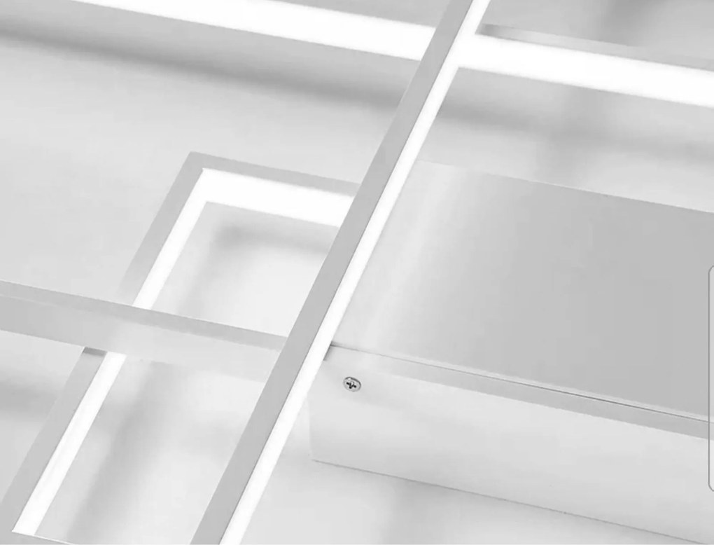 Toolight - LED stropné svietidlo + diaľkové ovládanie APP385-CP, chrómová, OSW-07860