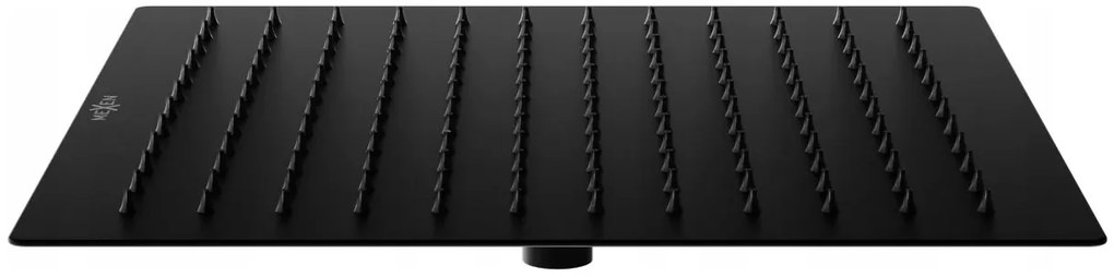 Mexen CUBE, podomietkové rameno 40cm + sprchová hlavica 30x30cm, čierna, 79112-70+79130-70