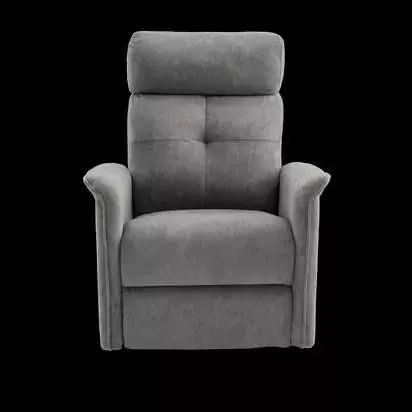 LuxuryForm DESIGN TV kreslo PEGAS s elektrickým polohovaním, masážou a výklopom - světle šedé