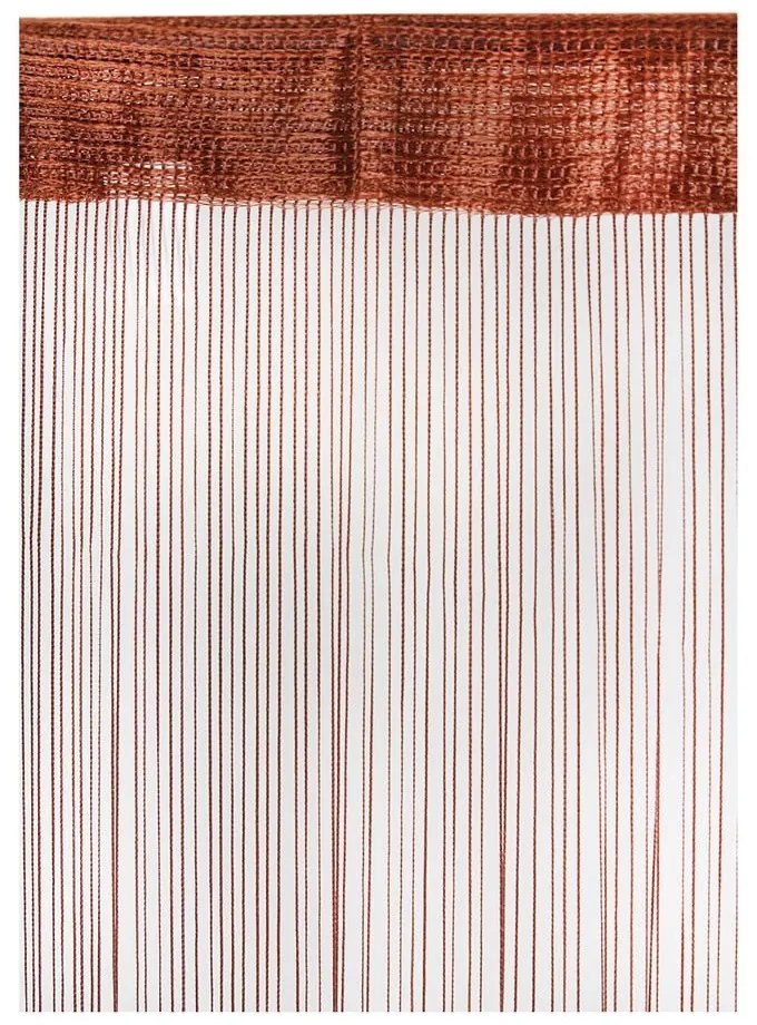 Záclona v medenej farbe 140x285 cm String – Mendola Fabrics