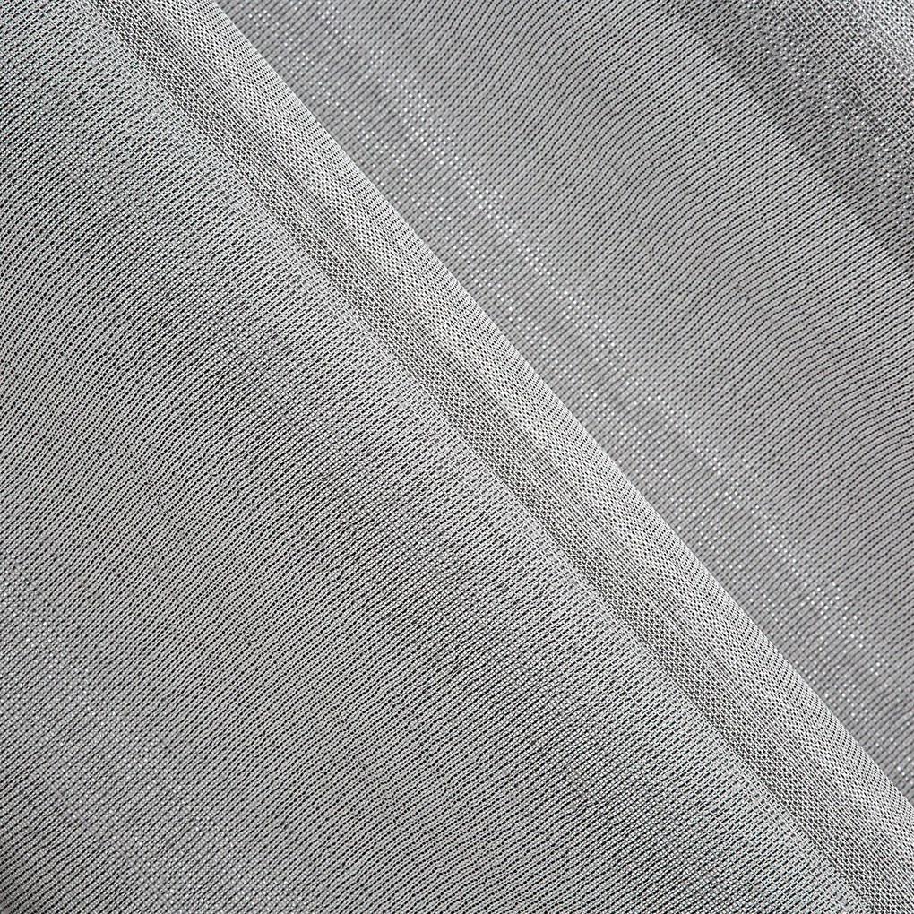 ZÁCLONA NA KRÚŽKOCH ELICIA 140X250 CM SIVÁ