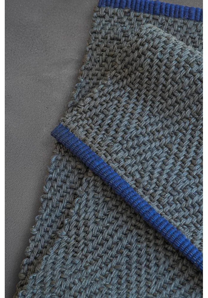 Tmavozelený jutový behúň 80x245 cm Notes – Mette Ditmer Denmark