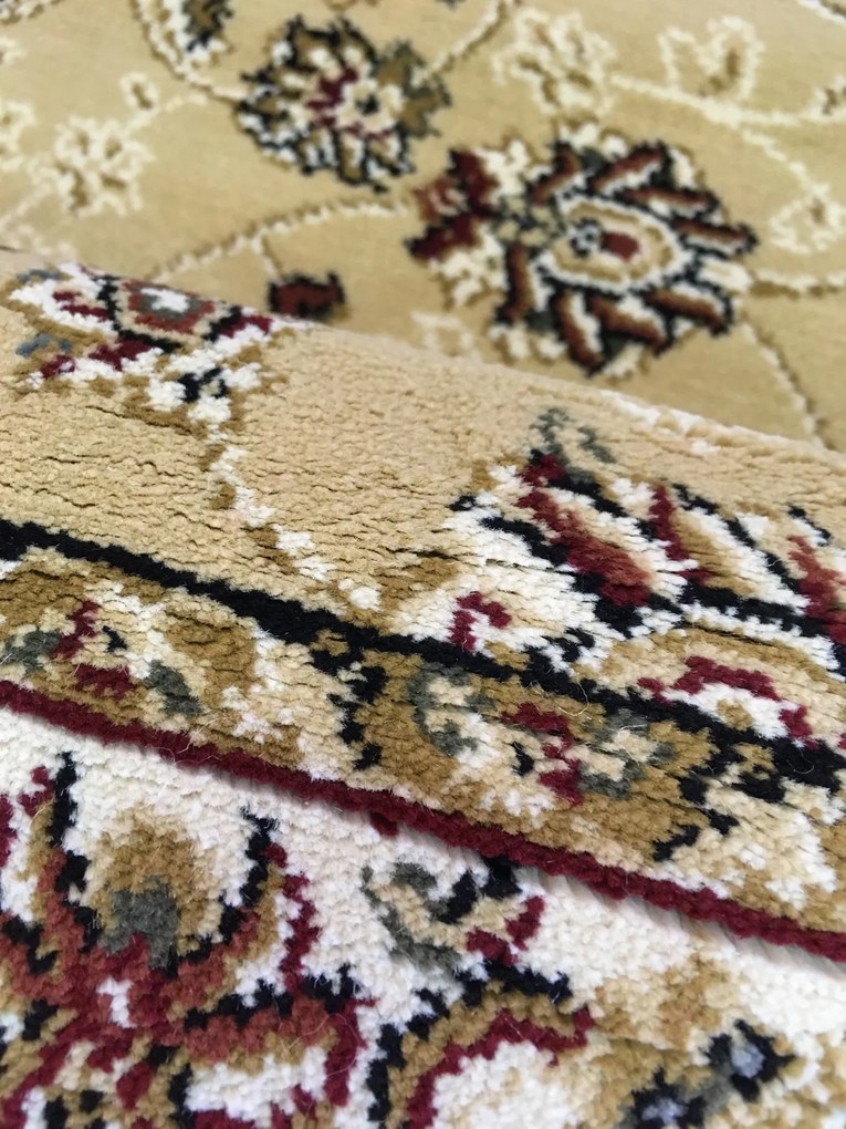 Spoltex, Kusový koberec Salyut beige 1579 B, 120x170, béžová, obývacia izba