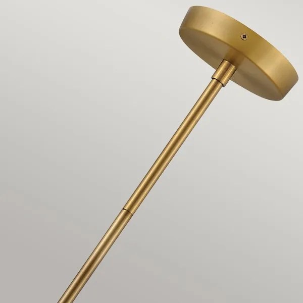 Hinkley HK-CEDRIC-P-M-BR - Luster na tyči CEDRIC 2xE27/60W/230V pr. 33 cm mosadz