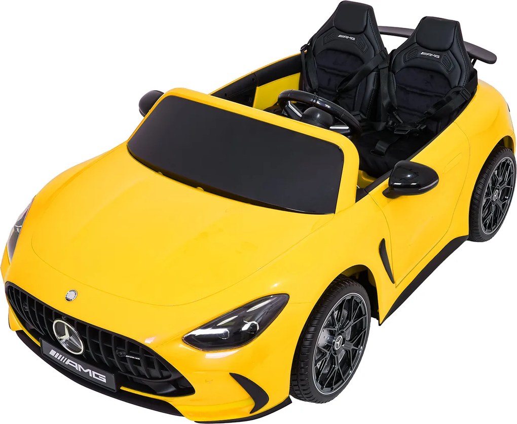 Ramiz Mercedes-Benz GT63 AMG elektrické autíčko pre deti žlté