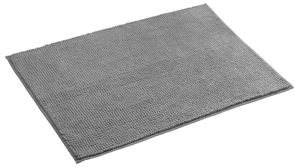 BISK Erga Basic, kúpeľňová predložka 80x50 cm, model 6 Chenille Rolled, šedá, ERG-08687