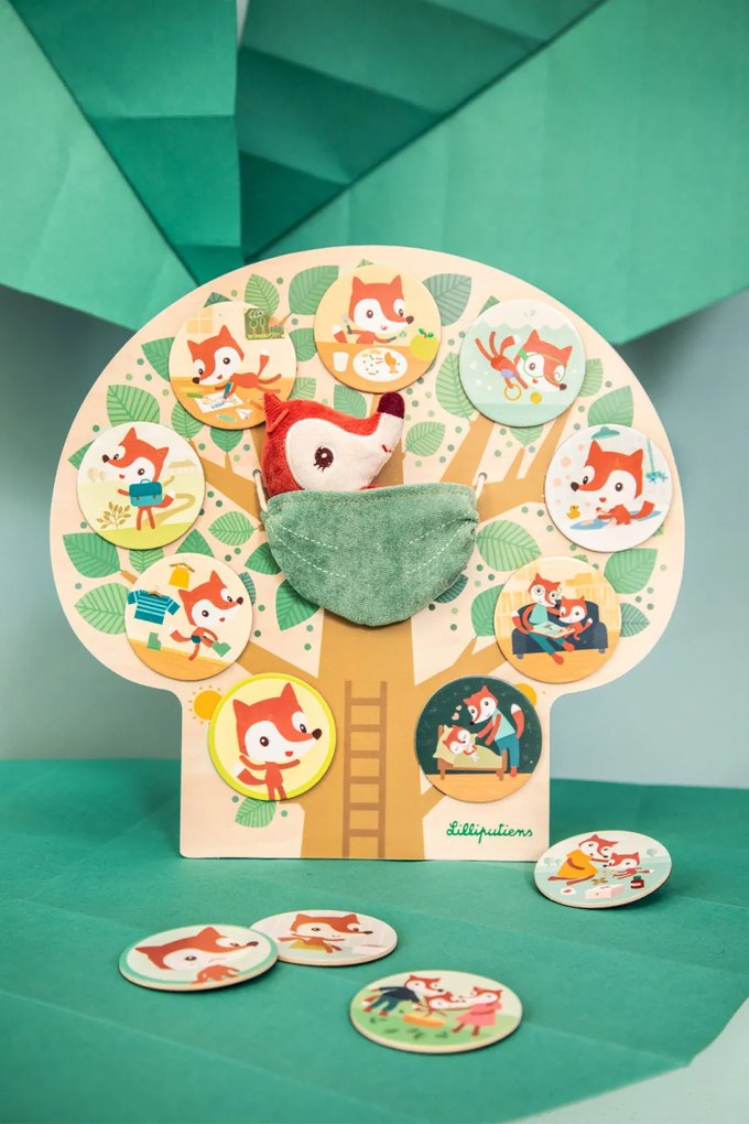Lilliputiens - magnetický výukový strom - môj deň s líškou Alicou