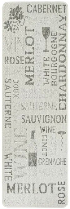 Koberec / Behúň FLEX 19118/P19 hnedý / krémový