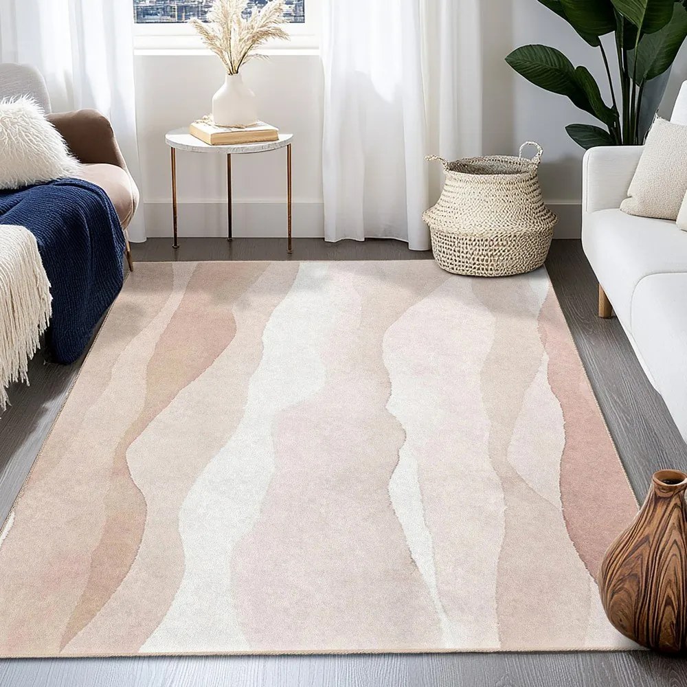 Krémový prateľný koberec 120x180 cm Komodo Beach – Mila Home