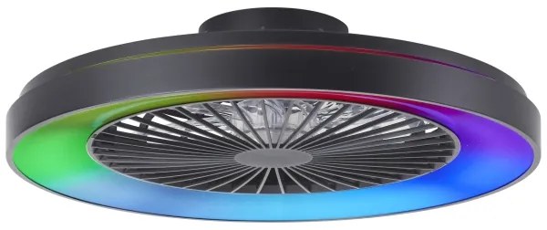 Brilliant - LED RGBW stmievateľný stropný ventilátor MAZZARO LED/24W/230V + DO