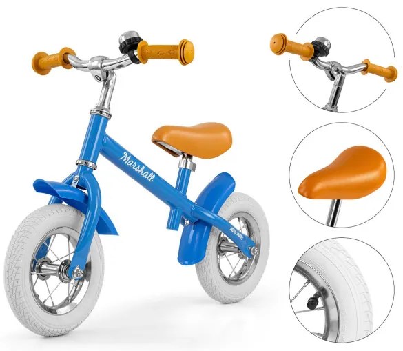 Detské odrážadlo Marshall Air Blue Balance - modré