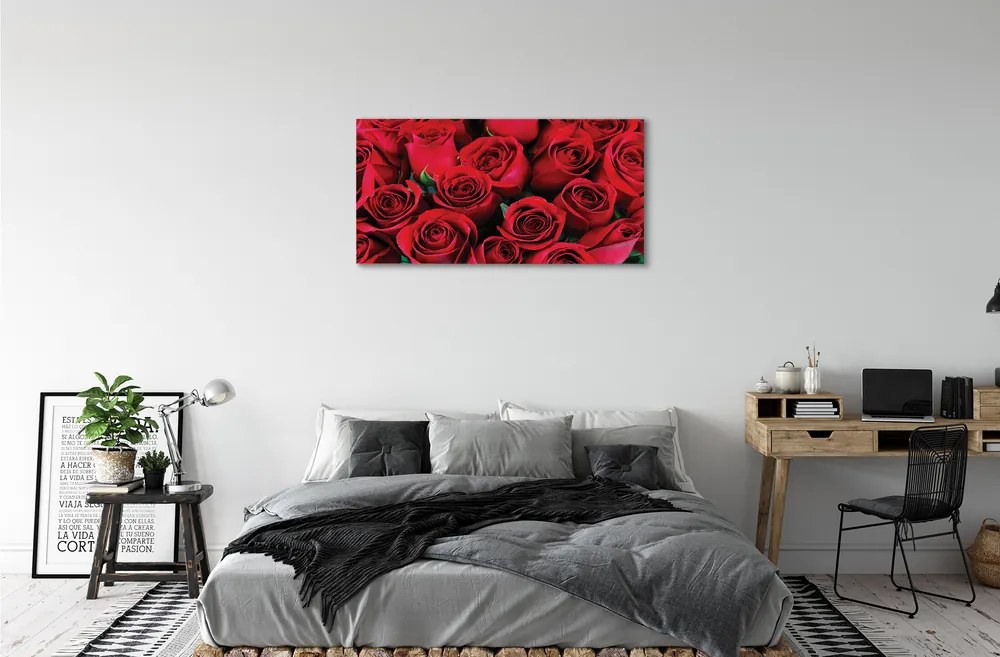 Obraz canvas ruže 125x50 cm