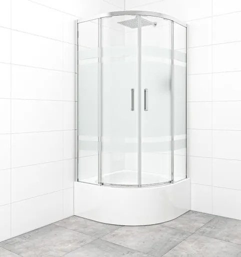 Sprchový kút štvrťkruh 90x90 cm SAT TEX SIKOTEXS90CRS170