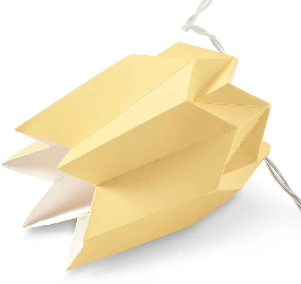 Papierová svetelná reťaz s LED