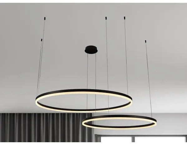 LED Stmievateľný luster na lanku LED/100W/230V 3000-6500K + diaľkové ovládanie