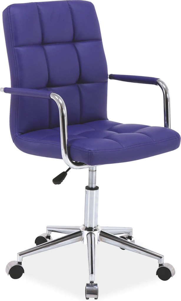 SIGNAL Q-022 kancelárska stolička fialová