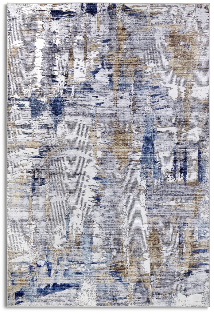 Kusový koberec Imagination New 106035 Dark blue/Beige z kolekcie Elle, 120x160, modrá, obývacia izba, ELLE Decoration