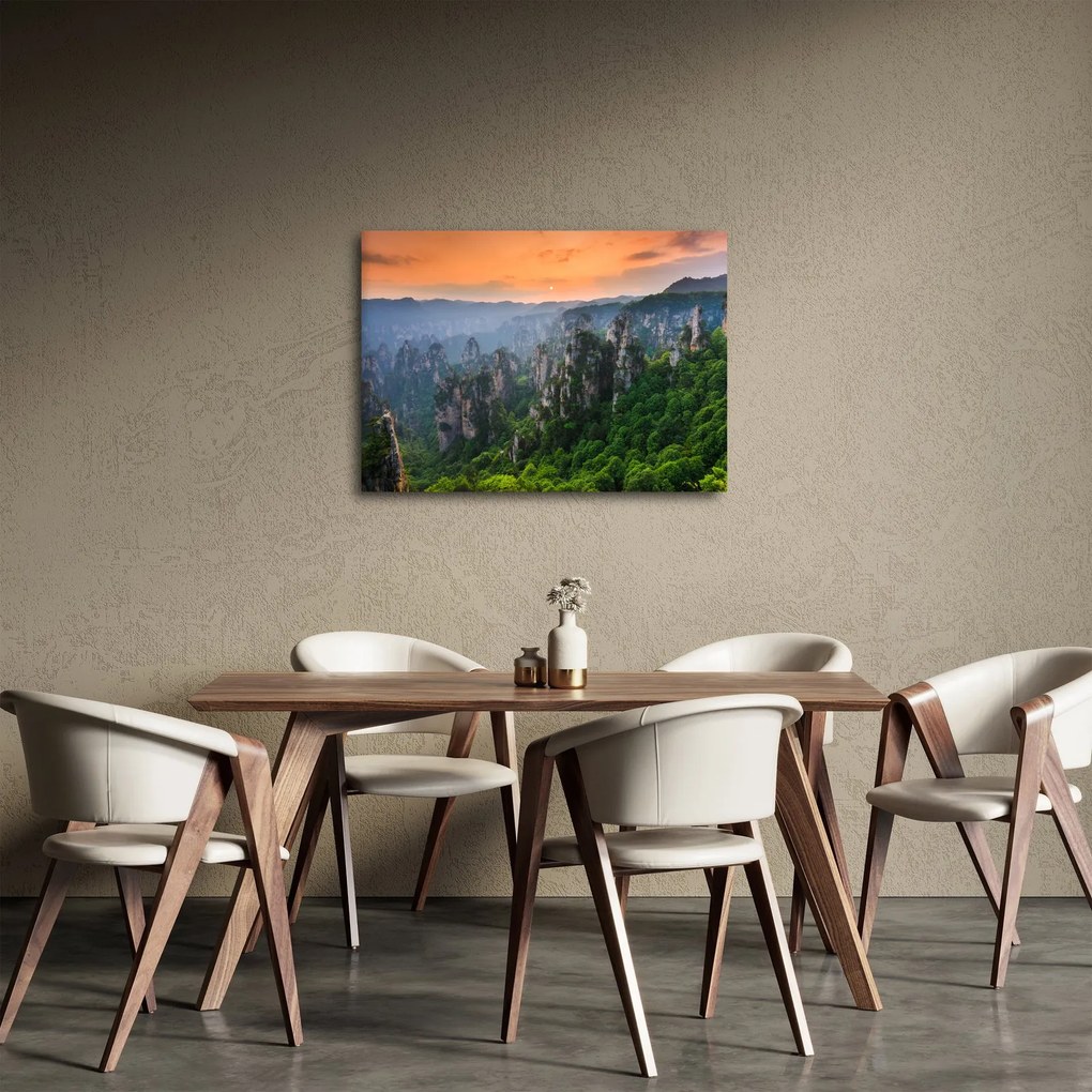 Obraz - Národný lesný park Zhangjiajie (70x50 cm)