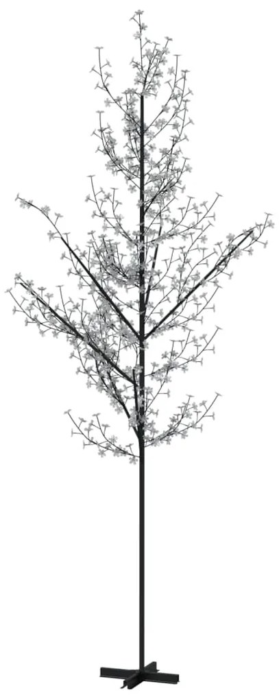 vidaXL Kvitnúca čerešňa LED strom teplá biela 672 LED 400 cm