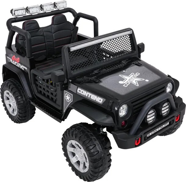 Elektrické autíčko Jeep BEAST 4x4 čierne