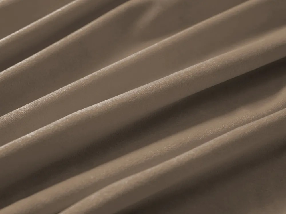 Biante Zamatový štvorcový obrus Velvet Prémium SVP-034 Kávovo hnedý 120x120 cm