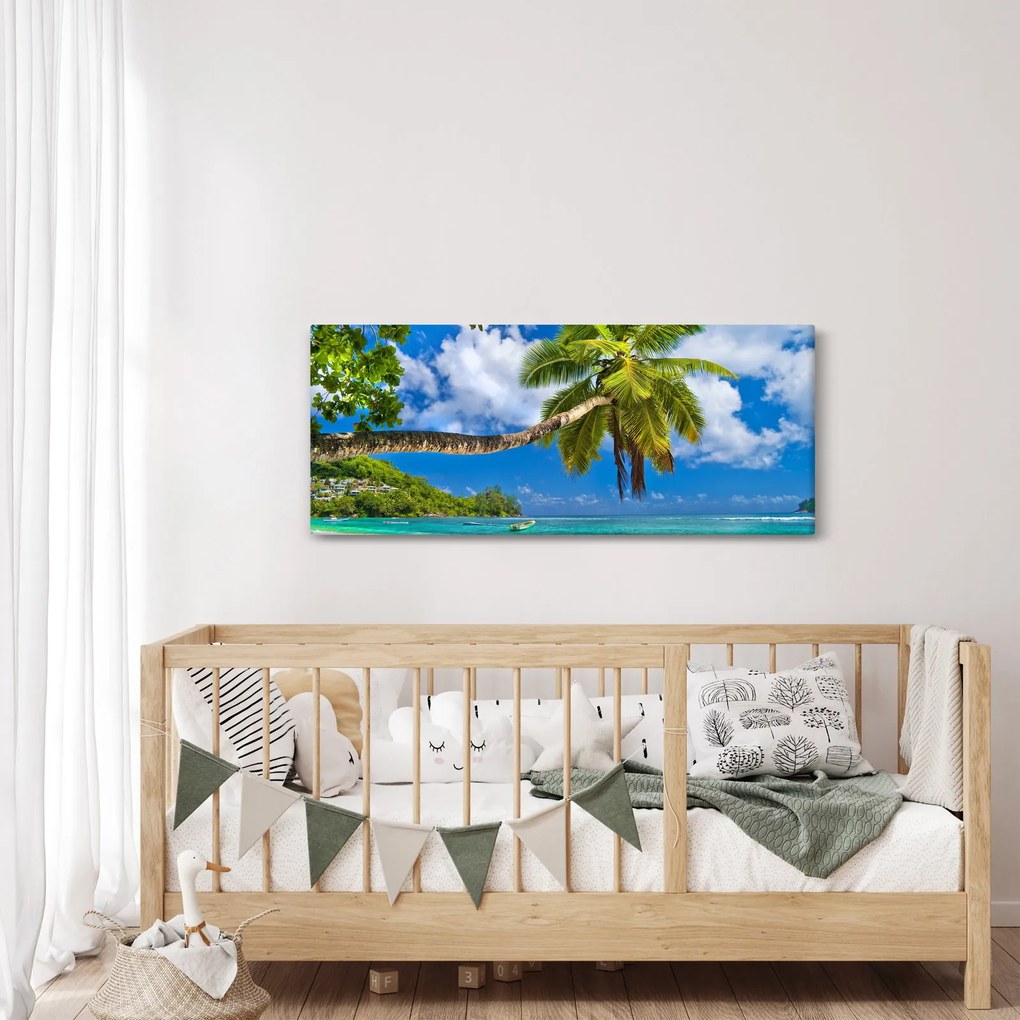 Obraz - Seychely (120x50 cm)