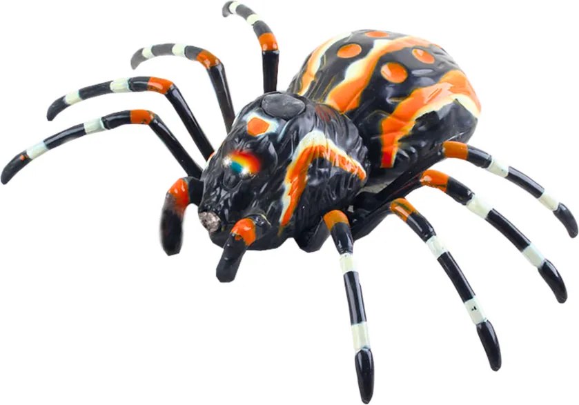 LEAN Toys Infračervené diaľkovo ovládané parné svetlá RC Spider
