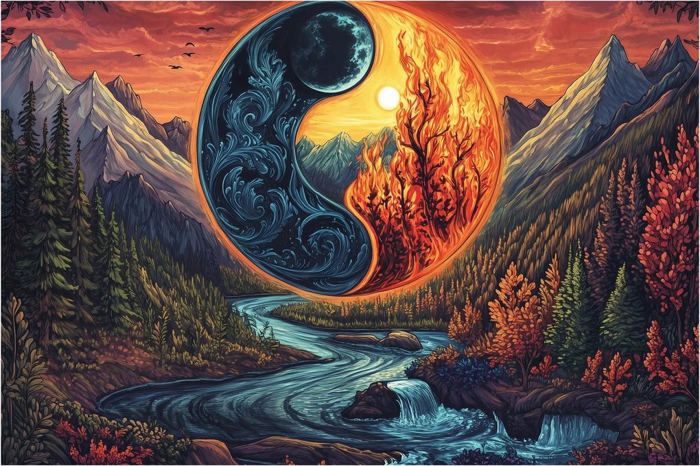 Obraz - Živly (90x60 cm)