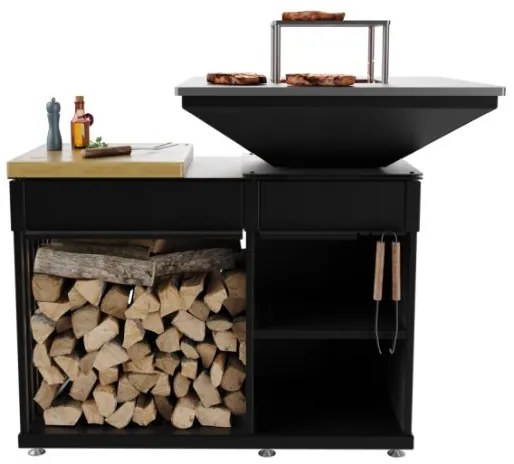 Profesionálne ohnisko s grilom Quadrum