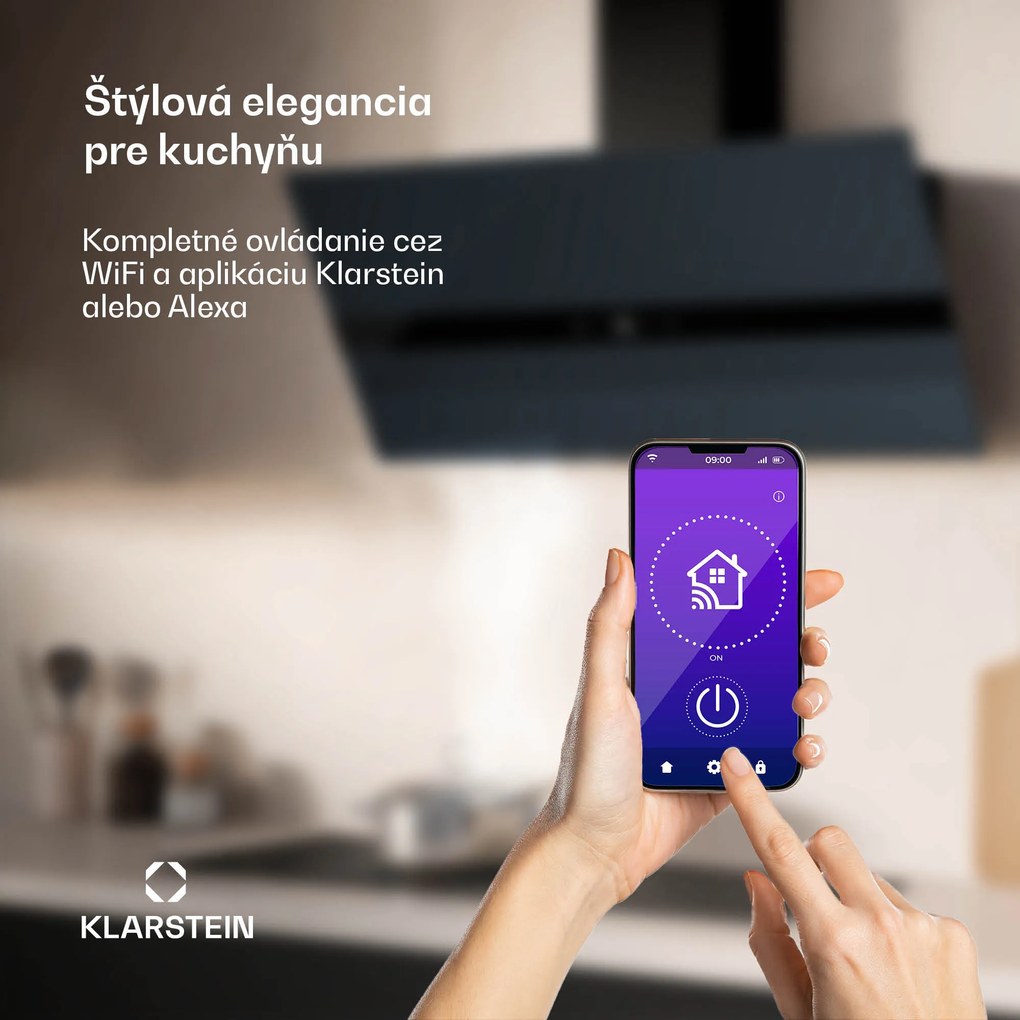 Klarstein WiFusion digestor, WiFi, LED, 690 m³/h, A++