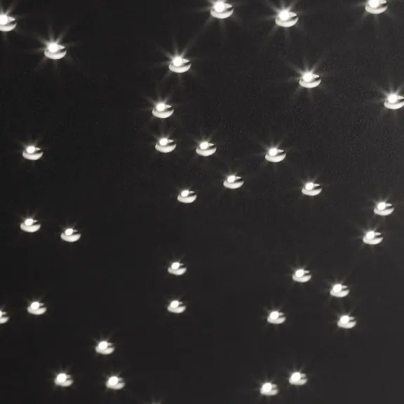 Stropné svietidlo LED so stmievaním Cielo 30 čierne s diaľkovým ovládaním