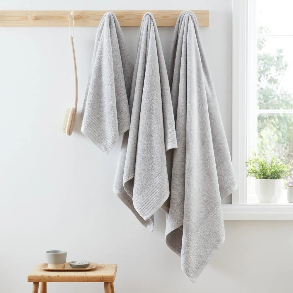 Sivý froté uterák z egyptskej bavlny 50x85 cm Egyptian Cotton – Bianca