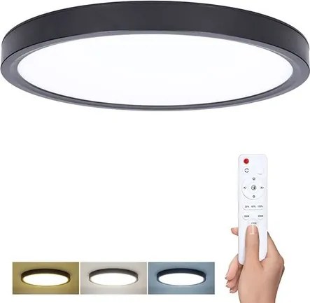 LED stropné svetlo Solight čierna WO8020