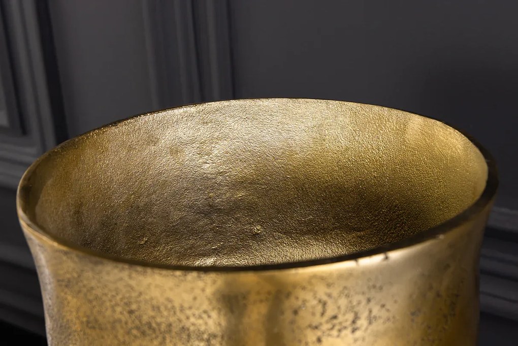 Set dvoch vázičiek FACE v mosadznom prevedení