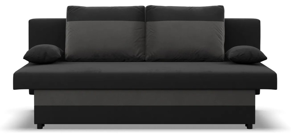 Veľká rozkladacia pohovka SONY model 2 Čierna/sivá